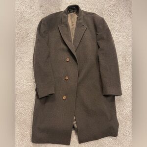 Gorgeous EUC Calvin Klein Wool/Cashmere Dress Coat 48L